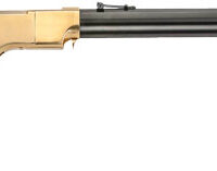 CIMARRON HENRY CIVILIAN 44/40 - 24" BRASS FRAME/BLUED WALNUT