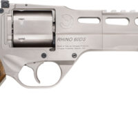 CHIAPPA RHINO 60SA 357MAG - 6" ADJ. SIGHT NICKEL/WALNUT