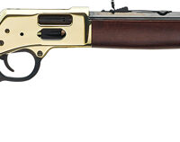 HENRY H6 BIG BOY BRASS 45LC - SIDE GATE 20" LARGE LOOP WLNT