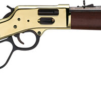 HENRY H6 BIG BOY BRASS 45LC - SIDE GATE 16.5" OCTAGON WALNUT