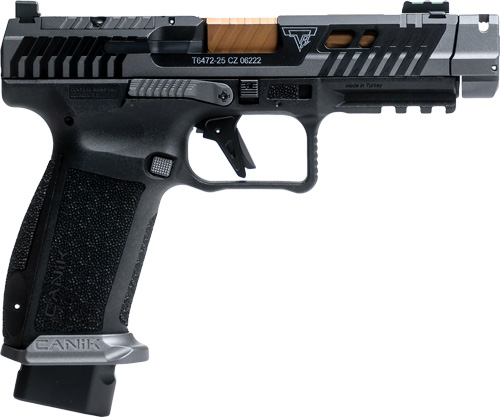 CANIK TTI COMBAT 9MM 4.6" BBL - OR FS 2-10RD MAGS COMBAT SMOKE