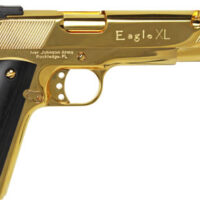 IVER JOHNSON EAGLE XL PORTED - 45ACP 6" 24K GOLD BLACK WOOD