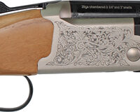 IVER JOHNSON 600 O/U 28GA - 28"VR MATTE BLONDE WOOD
