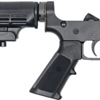 GLFA LOWER GROUP AR-15 5.56MM - W/ADJUSTABLE STOCK BLACK