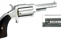 NAA "SHERIFF" MINI-REVOLVER - 22WMR 2.5" S/S ROSEWOOD