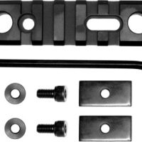 GROVTEC RAIL PUSH BUTTON BASE - STOCK AR 3.1" 5 SLOT ALUM BLK