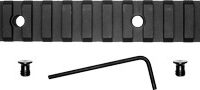 GROVTEC RAIL SECTION KEYMOD - 6" 15 SLOT ALUMINUM BLACK