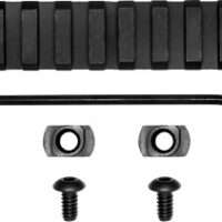 GROVTEC RAIL SECTION M-LOK - 3.8" 9 SLOT ALUMINUM BLACK