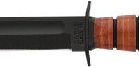 KA-BAR FIGHTING/UTILITY KNIFE - 5.25" SHORT W/LTHR SHTH USMC
