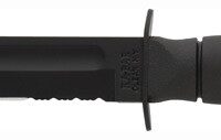 KA-BAR SHORT KA-BAR - 5.25" SERR W/PLASTIC SHEATH