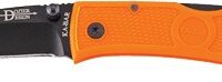 KA-BAR DOZIER FOLDING HUNTER - 3" BLAZE ORANGE