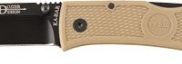KA-BAR DOZIER FOLDING HUNTER - 3" COYOTE BROWN