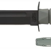 KA-BAR FIGHTING/UTILITY KNIFE - 7" W/PLASTIC SHEATH F-GREEN