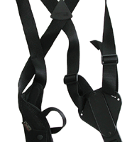 MICHAELS V-SHOULDER HOLSTER - #1 RH NYLON BLACK