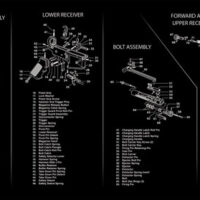 TEKMAT ARMORERS BENCH MAT - ULTRA 15"X44" AR-15 BLACK