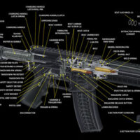 TEKMAT ARMORERS BENCH MAT - ULTRA 15"X44" AR-15 CUT AWAY