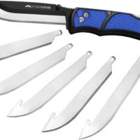 OUTDOOR EDGE 3.5" RAZOR LITE - EDC FOLDER BLUE W/6 BLADES