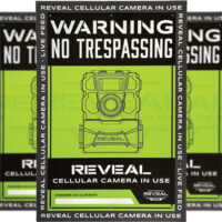 TACTACAM REVEAL NO TRESPASSING - SIGN 3PK