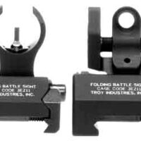 TROY BATTLESIGHT SET MICRO - HK STYLE FOLDING BLACK
