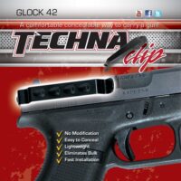 TECHNA CLIP HANDGUN RETENTION - CLIP FOR GLOCK 42 RIGHT/LEFT