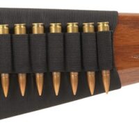 BULLDOG RIFLE STOCK SLEEVE - CARTRIDGE CARRIER BLACK NYLON