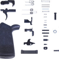 GUNTEC COMPLETE LOWER PARTS - KIT AR10 W/ ERGONOMIC GRIP
