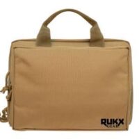 ATI Double Pistol Case Tan Rukx Gear