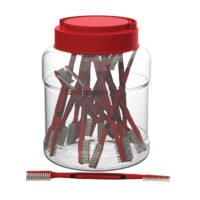 Birchwood Casey Dual Nylon Brushes in Plastic Tub 25/ct