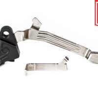 ZEV PRO Curved Face Glock Trigger Upgrade Bar Kit Gen5 Blk/Blk