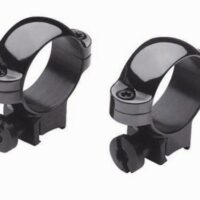 Burris Deluxe Solid Steel .22 Rings 1" Medium 0.80 Actual Height - Matte