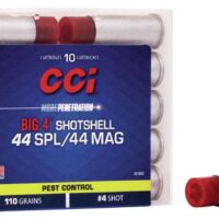 CCI Big 4 Handgun Shotshell Ammunition .44 spl/Mag #4 1000 fps 10/ct