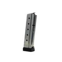 Colt 1911 Combat Officer Handgun Magazine with Bumper Pad 9mm Luger 10/rd