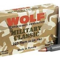Wolf Military Classic Rifle Ammunition .223 Rem 55 gr FMJ 3241 fps - 20/box