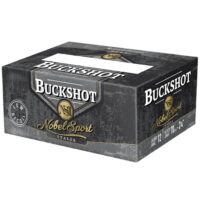 Noble Sport Buckshot Law Enforcement Shotshells 12ga 2-3/4" 9 pellet 1200 fps #00 250/ct Case (25-10/ct Boxes)