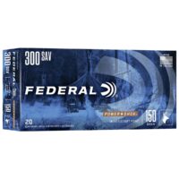 Federal Power-Shok Rifle Ammunition .300 Savage 150 gr SP 2630 fps - 20/ct