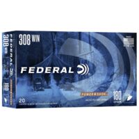 Federal Power-Shok Rifle Ammunition .308 Win 180 gr SP 2570 fps - 20/ct