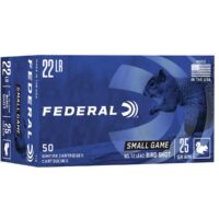 Federal Game-Shok Rimfire Ammunition .22 LR 25 gr #12 Bird Shot 50/ct