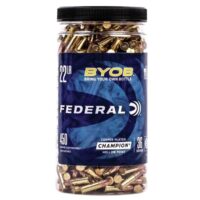 Federal Champion BYOB Rimfire Ammunition 22 LR 36 gr. CPHP 1260 fps 450/ct