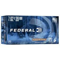 Federal Power-Shok Rifle Ammunition 7.62x39mm 123 gr SP 2350 fps - 20/ct