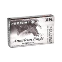 Federal American Eagle Rifle Ammunition 5.56mm 55gr FMJ 3165 fps 20/ct