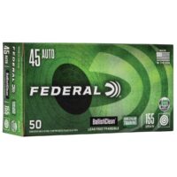 Federal Ballisticlean Frangible Handgun Ammunition .45 ACP 155gr  RHT 1130 fps 50/ct
