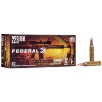 Federal Fusion Rifle Ammunition .223 Rem 62 gr MSR 2750 fps 20/ct
