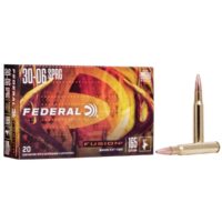 Federal Fusion Rifle Ammunition .30-06 Sprg 165 gr BTSP 2790 fps - 20/ct