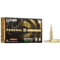 Federal Gold Medal Rifle Ammunition 6.5 Creedmoor 140 gr SMK 2675 fps 20/ct
