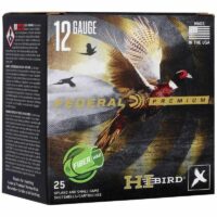 Federal Hi-Bird Fiber Wad Shotshells 12ga 2-3/4" 1-1/4oz 1330fps #4 25/ct
