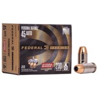 Federal Premuim Personal Defense Handgun Ammunition .45 ACP 230 gr JHP 900 fps 20/ct