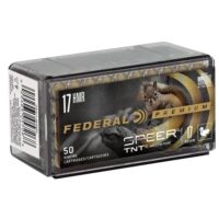Federal Premium V-Shok Rimfire Ammunition .17 HMR 17 gr JHP 50/box