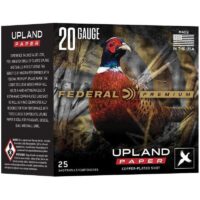 Federal Premium Upland Paper Shotshells 20ga 2-3/4" 1oz 1250 fps #4 25/ct