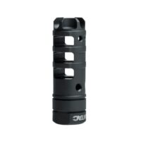 Lantac Dragon Muzzle Brake 9mm Luger 2.66" 1/2x28 Thread with Dead Air Xeno Mount