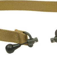 VICKERS 2-TO-1 SLING RED SWIVEL VERSION  NYLON ADJUSTER & HDW COYOTE BR